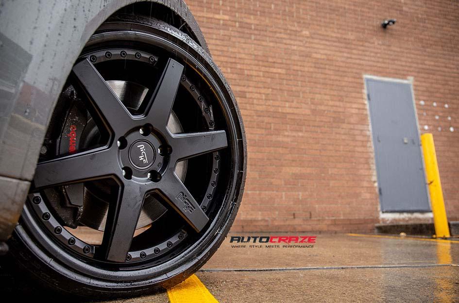 FORD MUSTANG ALTAIR MATTE BLACK WITH GLOSS BLACK LIP